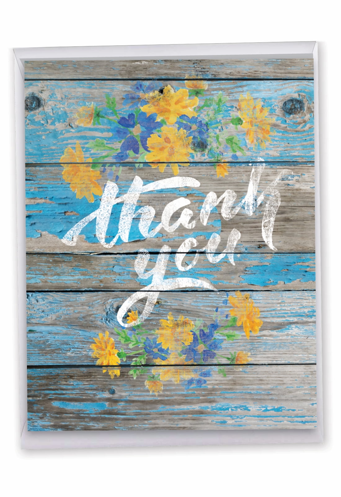 Jumbo 'Thank You' Greeting Card with Envelope (8.5 x 11 Inch) by