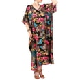 thumbnail image 4 of Miss Lavish Women's Kaftan Dresses Tunic Kimono Maxi Caftan Plus Size Lounge Dress, 4 of 4
