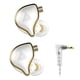thumbnail image 2 of QKZ ZXD Auriculares con cable 3.5mm portátil portátil 360 grados en la oreja auricular interior al aire libre transmisión en vivo ejercitando auriculares para caminar plata sin micrófono Scienceny EL014470-03, 2 of 7