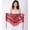Red, variant on Belly Dance Hip Scarf with Tassels Sequins, Triangle Coins Wrap Skirt Music Festival Clothing