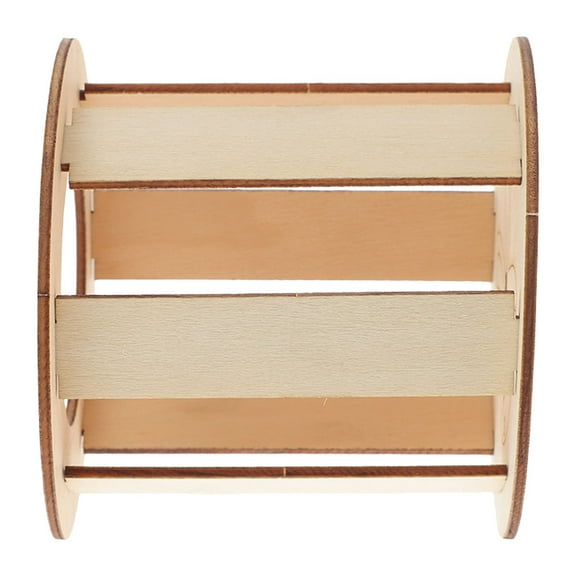ADDHAT Wooden Hay Holder 1Pcs 3.93X3.93X3.54in