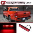 thumbnail image 3 of Luz de freno LED de tercera para Toyota Tacoma 2005-2015 No.8157004030 Luz de freno montada en alto roja luz de freno de nivel alto central trasero, 3 of 7