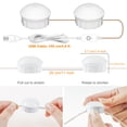 thumbnail image 5 of DYstyle 2/6/10/14 Bulbs Make Up Mirror Lights LED Kit Hollywood Style LED Vanity Mirror Lamp With Tape and USB Cable Sensor Switch, 5 of 5
