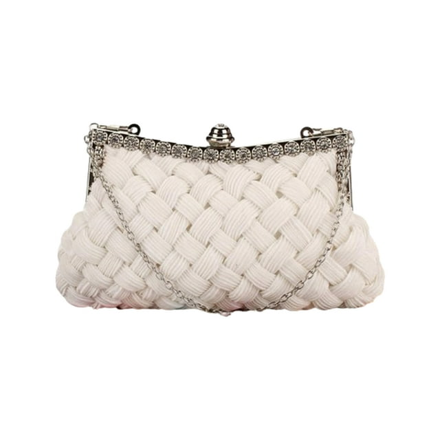 Sonducket Bolso elegante y de moda para mujer, cualquier ocasión, bolso de mano de noche, bolsos para mujer Bolsas de mensajero y de hombro blanco