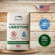 Fine-Soft Ground White Limestone, Multiple Uses, Calcium Carbonate, 50 lbs