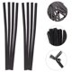 thumbnail image 4 of 800pcs 10cm Colorful Metallic Ties Bread Candy Bag Ties for Birthday Party Wedding Party (Black), 4 of 4