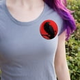 thumbnail image 2 of Crow on Branch Pinback Button Pin, 2 of 4