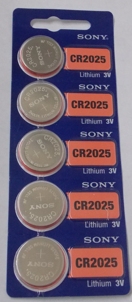 Sony Murata CR2025 3V Lithium Coin Battery 50 Pack FREE SHIPPING