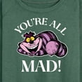 thumbnail image 3 of Alice In Wonderland - You're All Mad - Women's Lightweight French Terry Long Sleeve Shirt, 3 of 5