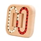 thumbnail image 2 of Cubo Giratorio de Madera con Forma de Frijol Mágico para Dedos, Juguete Antiestrés, Adorno, Suministros para Fiestas, Regalo, Rompecabezas para Adulto Perla acrílica, 2 of 8