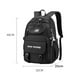 thumbnail image 2 of Mochilas para niñas Mochila Bolsas de hombro portátiles a prueba de agua Mochilas de moda informal Mochila para la oficina Compras Vacaciones Negocios Negro Salvador Mochila de color sólido, 2 of 8