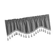 thumbnail image 3 of Cortina de cenefa térmica lavable aislante decorativa para ventana Gris, 3 of 9