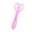 Pink, variant on Walbest Long Handle Portable Pet Pooper Scooper Scissors Picker for Small Medium Large Dogs, High Strength Material and Durable Spring, Great for Lawns, Grass, Dirt, Gravel