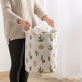 thumbnail image 4 of 2021 New Super Large Laundry Basket With Drawstring Round Dirty Clothes Toys Folding Bucket Anti-dust Big Storage Barrel Hamper, 4 of 5