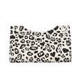 thumbnail image 6 of Long Leather Paper Towel Pack 7.9in X 4.9in X 4.5in Waterproof Durable Folding Storage For Coffee Table Dining Table Bed Table Work Table Leopard Print Pattern White And Black_2, 6 of 8