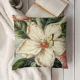 thumbnail image 3 of SHANXI Spring Mangnolia Green Throw Pillow Covers, Vases Cushion Case Decoration for Sofa Couch 18x18in, 3 of 5