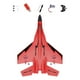 thumbnail image 1 of Avión RC EVA de control remoto, avión de 2 canales, juguetes voladores para exteriores, anticolisión Rojo, 1 of 9