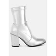 thumbnail image 6 of Tirana Metallic Pleather Sock Boots, 6 of 11