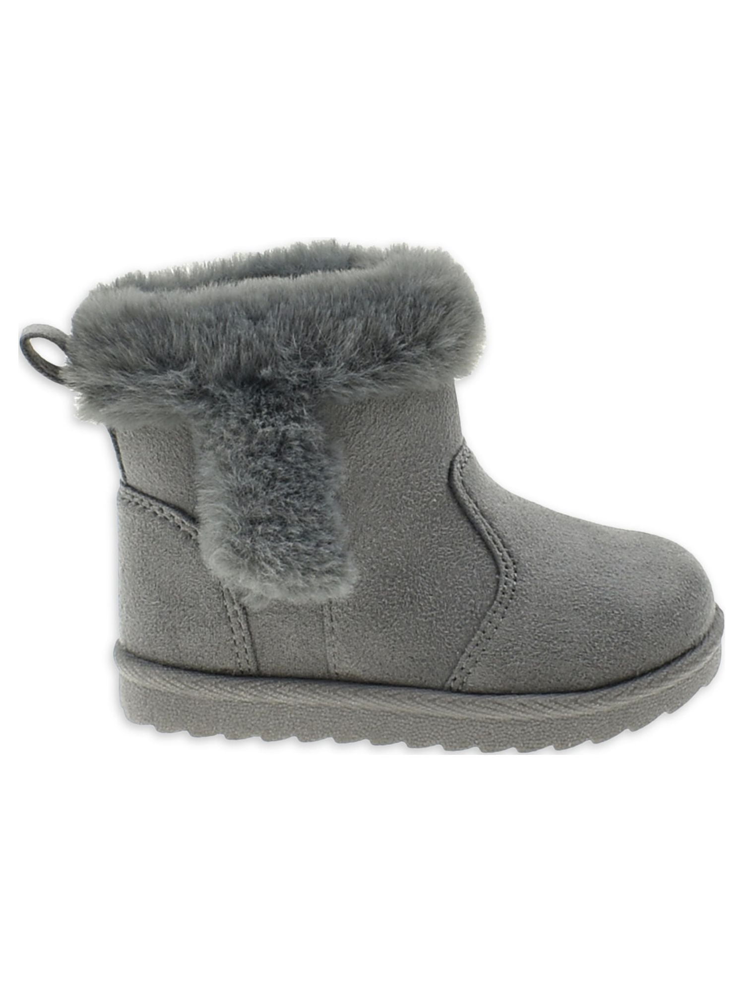 Wonder Nation Baby Girl Faux Shearling Boot, Sizes 2-6
