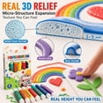 thumbnail image 7 of Popcorn Pens, 2026 New Popcorn Pens Puffy 3D Art, 3D Relief Art Pen, 6 Colors DIY Bubble Popcorn Drawing, Works On Different Surfaces (3box/18pcs), 7 of 7