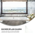 thumbnail image 3 of 2 Pcs Shower Splash Guard for Walk in Water Barrier Bathroom Floor Bathtub, 3 of 7