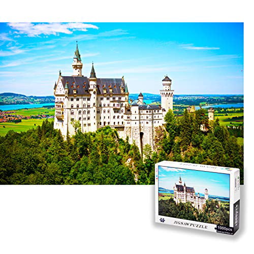 1000 Piece Jigsaw Ancient Castle Puzzles Personalized Learning Holiday Education 