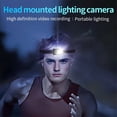 thumbnail image 2 of LED Sports Mini Camera 1080P -Mounted Lighting Motion Detection Camcorders Loop Recording Video Enforcement Recorder,1 x Camera(Without TF card),Black, 2 of 6