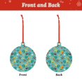 thumbnail image 2 of Naloa Trucks And Excavators Acrylic Santa Tree Decorations Christmas Hanging Pendant for Christmas Winter New Year Party Hanging Decorations-Round Shape, 2 of 7