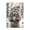 Merry Cocoa Raccoon Winter, variant on Stupell Industries Let's Get Elfed Black Framed Floater Canvas Wall Art, design by Tina LeCour