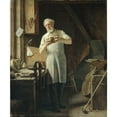 thumbnail image 3 of Edgar Melville Ward 12x14 Black Modern Framed Museum Art Print Titled - The Coppersmith (ca. 1898), 3 of 5