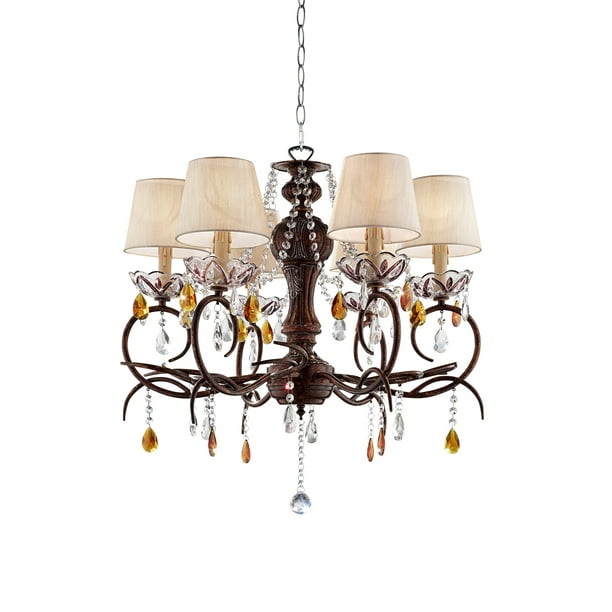 Magnolia Crystal Bronze Ceiling Lamp, Magnolia Homes Light Fixtures