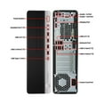 thumbnail image 3 of HP ProDesk 800 G5 SFF Windows 11 Pro Desktop PC Computer - Black (Intel Hexa-Core i5 Processor/ 32GB DDR4 RAM/ 1TB SSD/ WIFI) Wireless Keyboard - Refurbished, 3 of 3
