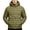 Coffee, variant on Mens Winter Padded Outerwear Lightweight Zipper Quilted Long Sleeve Puffy Coat Hooded Padded Windproof Solid Jacket Workout Outerwear