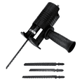 thumbnail image 2 of Adaptador Taladro Sierra Sable Reciproca BLOOSOM Convertidor 3 pz Negro, 2 of 4