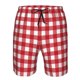 thumbnail image 3 of Fotbe Red Checkboard Trajes de Baño Estampados para Hombre, Shorts de Verano de Secado Rápido, Ropa de Playa, Bañadores-Small, 3 of 6