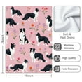 thumbnail image 3 of 2 Pcs Funny Kitchen Towels,Border Collie Dogs with Flowers Microfiber Dish Towels,Kitchen Tea Towels,Kitchen Towel Set (18" X 26"), 3 of 3