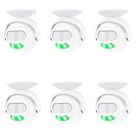NineLeaf Motion Sensor Doorbell Motion Activated Voice Player Entrance Welcome Doorbell 95dB Sound MP3 Support USB-C Powered Dual Directional Sensing Ideal for Home Store Office 6PK