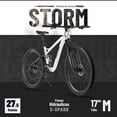 thumbnail image 2 of Rocatomic Bicicleta De Montaña Storm R27.5 21v Cambios Shimano Fd-ty300 Frenos De Hidráulicos Doble Suspensión (blanco), 2 of 4