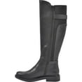 thumbnail image 3 of Women's White Mountain Meditate Knee High Boot Black Smooth Tumbled Polyurethane 11 M, 3 of 6