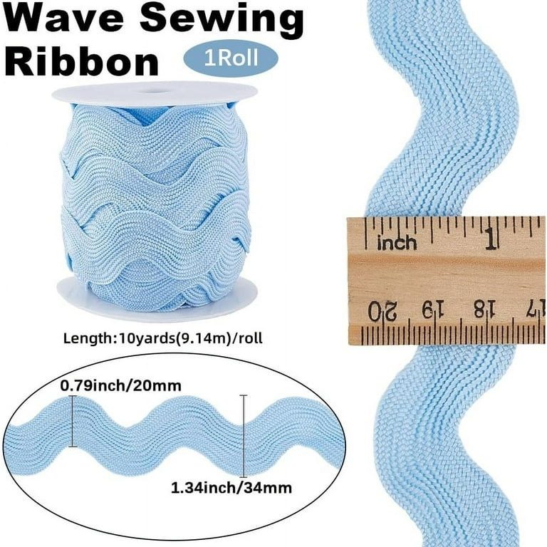 1 set 1.34 Inch RIC Rac Ribbon Jumbo Rick Rack Trim 10 Yards