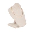 thumbnail image 2 of SSWBasics Linen Necklace Display on Stand - 3 Included - Linen Necklace Mannequin - Sleek, 2 of 6
