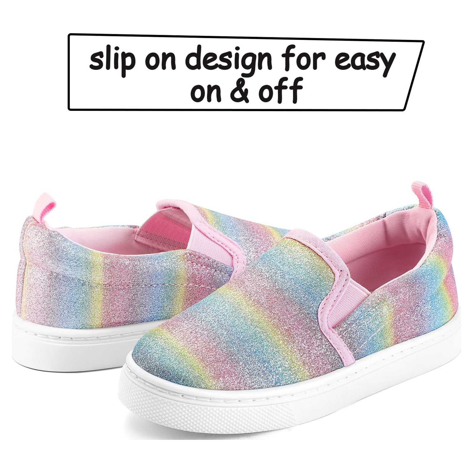 Bocca Kids Slip-On Canvas Sneakers, Colorful photo 2