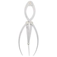 thumbnail image 1 of EeaseCA Stainless Steel Eyebrow Curve Measure Calipers Flexible Stencil Ruler Measure Tool for Women Female, 1 of 8