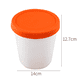 thumbnail image 2 of Contenedores de helado para helado casero Contenedores de almacenamiento de helado reutilizables para congelador, 2 of 5