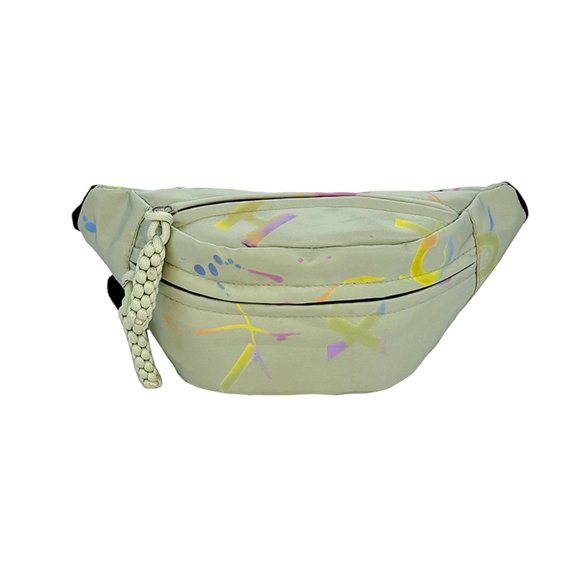 Meitianfacai Crossbody Bag, Outdoor Sports Shoulder Bag, Adjustable Waist Pack, Nylon Chest Bag, Multipurpose Casual Bag, Letter Print Sling Bag, Lightweight Daypack for Hiking and Travel