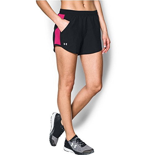 under armour fly by shorts black