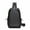 black, variant on Small Sling Bag Crossbody for Men Women One Strap Shoulder Cross Body Bag Sling Backpack for Travel