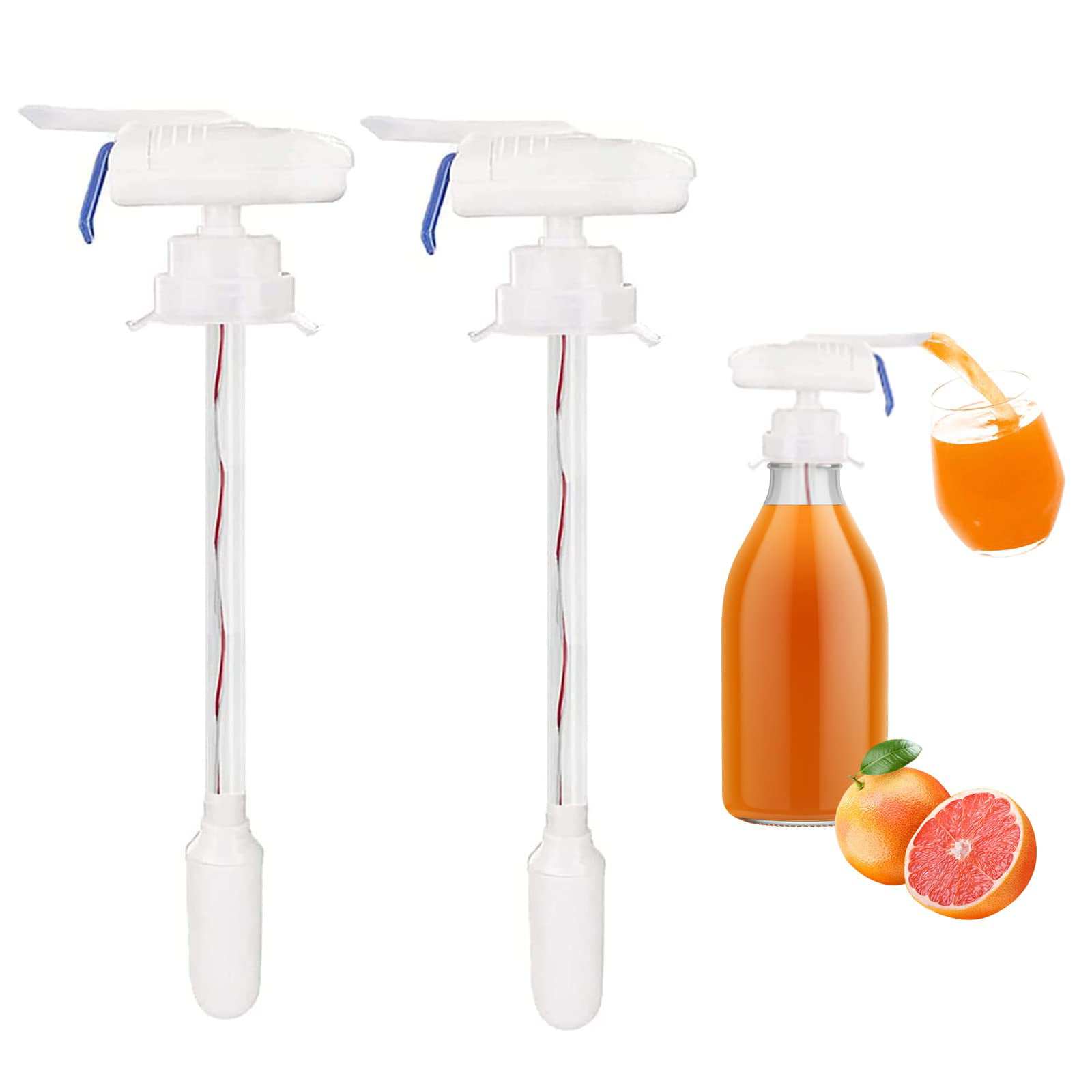 Magic Electric Tap for Milk Juice Beer Spill Proof Magic Beverage Dispenser magic electric tap maiting for Party wedding decoration Outdoor Home Kitchen 2 Pcs Automatic Drink Dispenser 