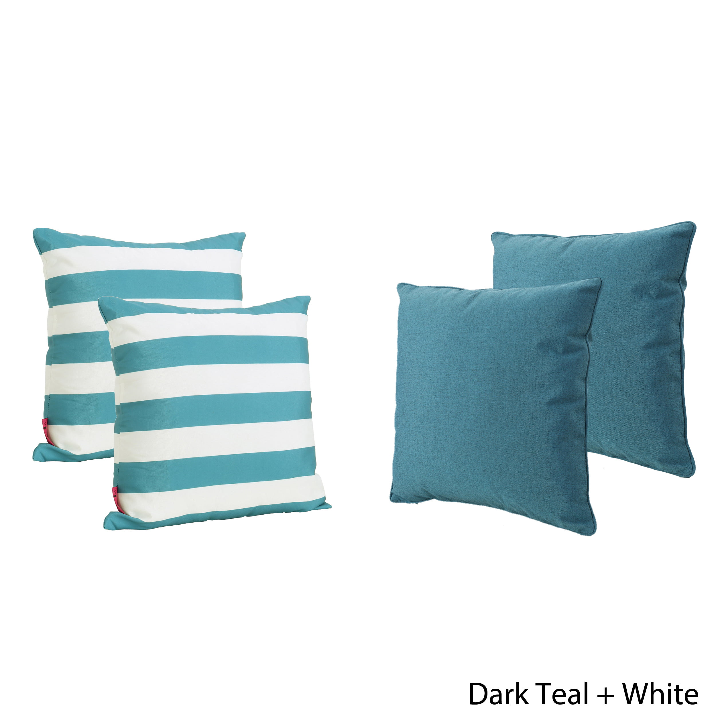 dark teal throw pillow