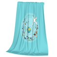 thumbnail image 3 of Bingfone Travelling On Airplane Print Flannel Fleece Blanket Throw Blanket For Bed,Sofa,Couch,Travel,Camping(60"X50"), 3 of 9